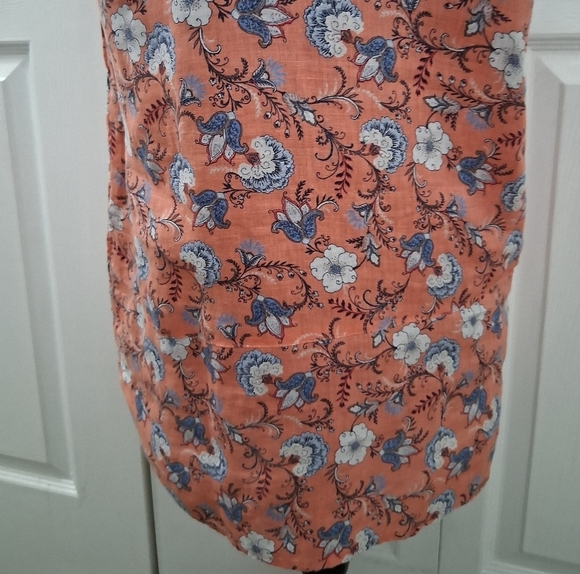 J. Jill Love Linen Coral Tunic Size XS - Picture 6 of 11